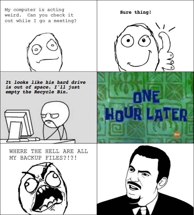 recycle bin backup