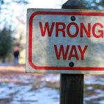 Wrong way