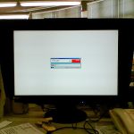 monitor with big plastic