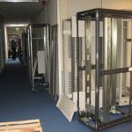 empty server racks