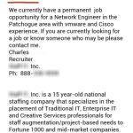 recruiter spam firstname