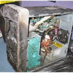 burnt pc at southhampton