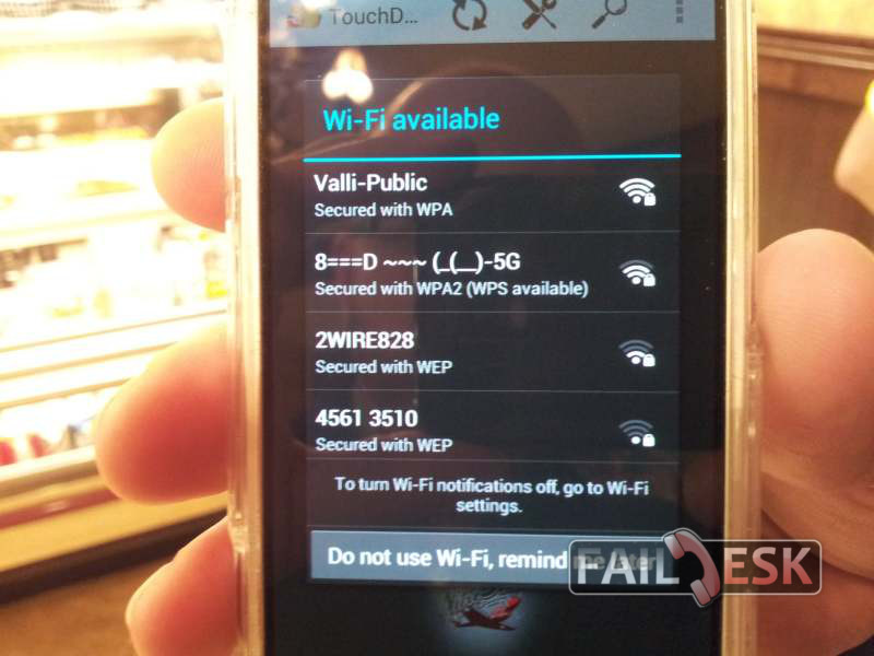 obscene wifi