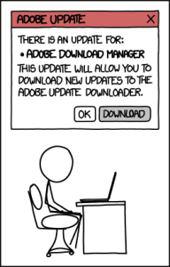 This pretty much sums up all Adobe updates [comic]