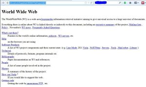 Wayback Wednesday: First true website restored to former glory